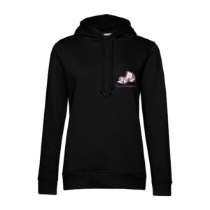 SWEAT A CAPUCHE (femme) – Vénus et Compagnie - Noir - BCW34B