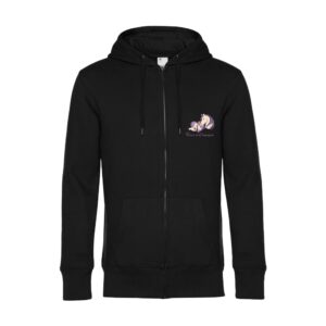 SWEAT ZIPPÉ (enfant) - Vénus et Compagnie - Noir - K455