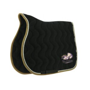 Tapis de selle EQUITHÈME "Polyfun" - Vénus et Compagnie - Noir - 20444