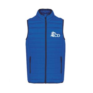 DOUDOUNE SANS MANCHES (femme) - Les écuries de Verlin - Bleu roi - K6114