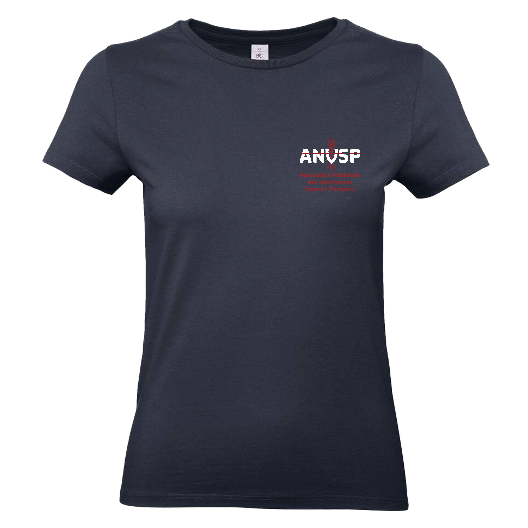 T-SHIRT (femme) - Association Nationale des Vétérinaires Sapeurs Pompiers - BC04T – Image 4