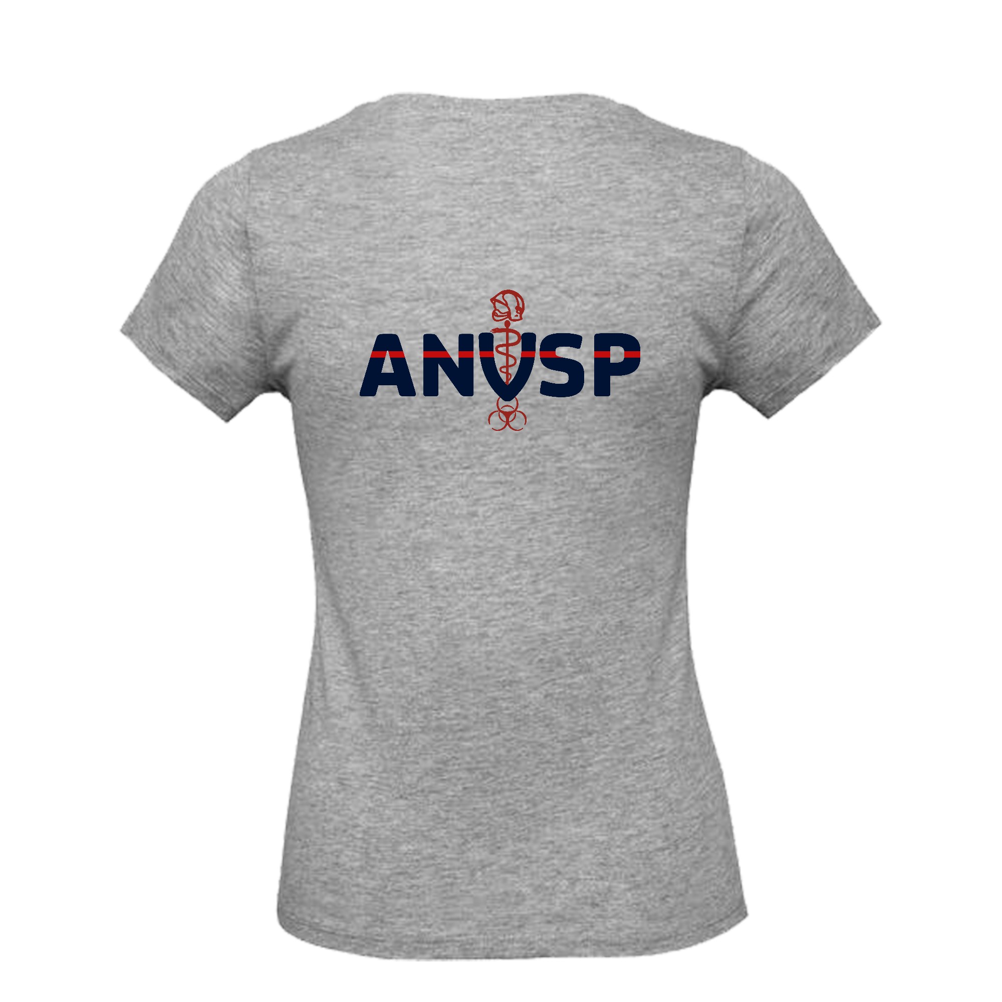 T-SHIRT (femme) - Association Nationale des Vétérinaires Sapeurs Pompiers - BC04T – Image 3