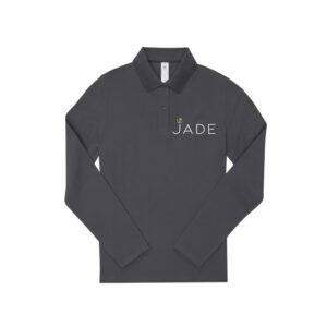 POLO MANCHES LONGUES (femme) - JADE - Gris Anthracite - BCW464