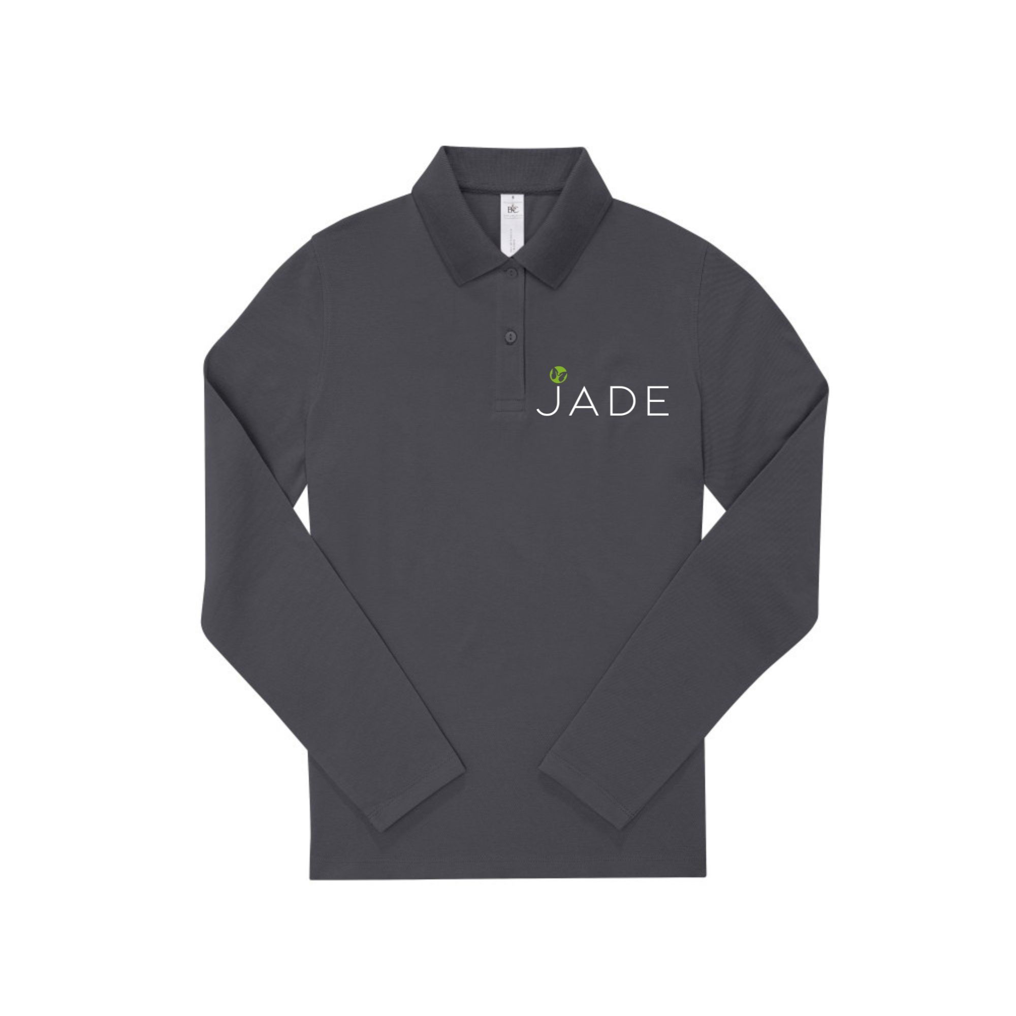 POLO MANCHES LONGUES (femme) - JADE - Gris Anthracite - BCW464