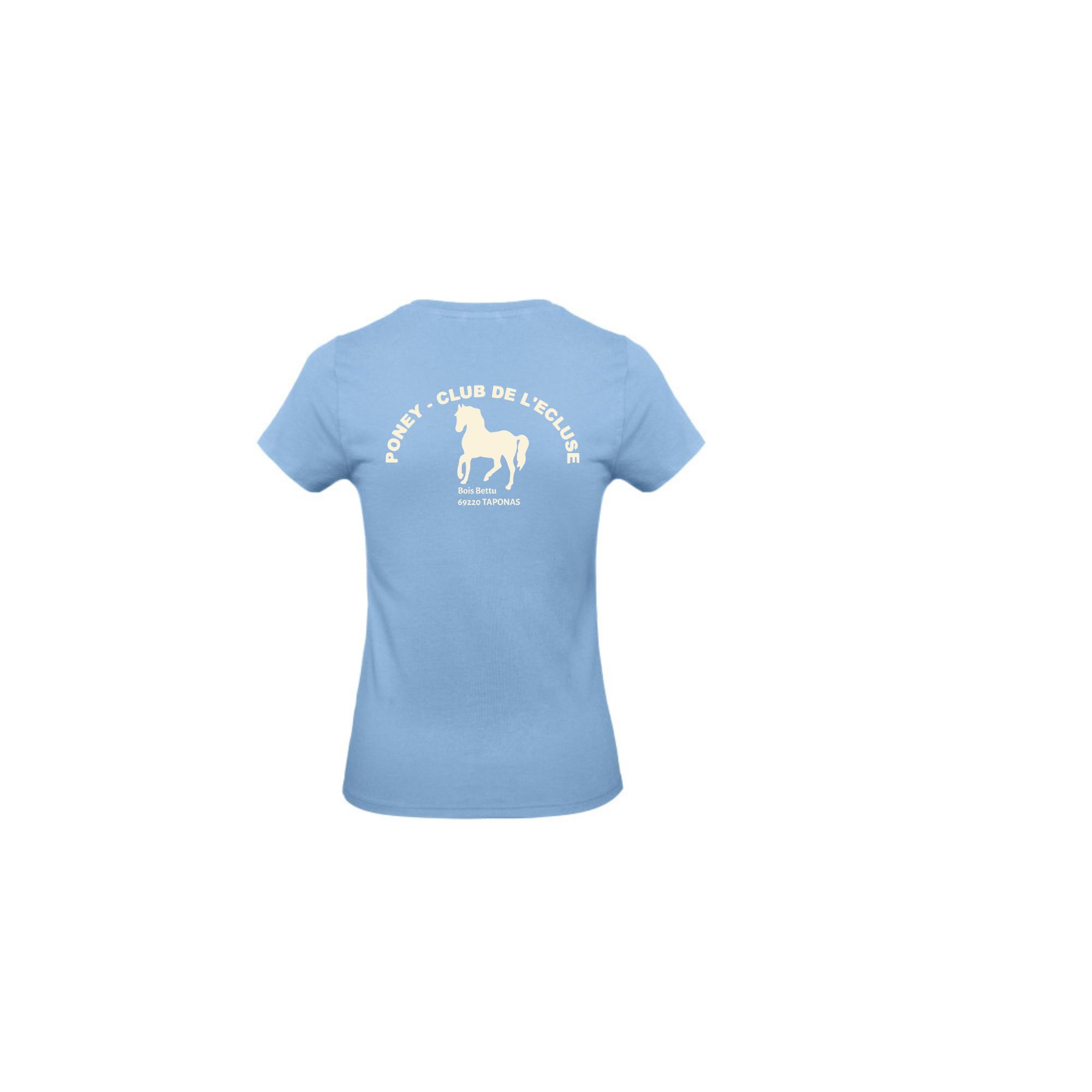 T-SHIRT (femme) - Poney Club de l'Ecluse - BC04T – Image 4