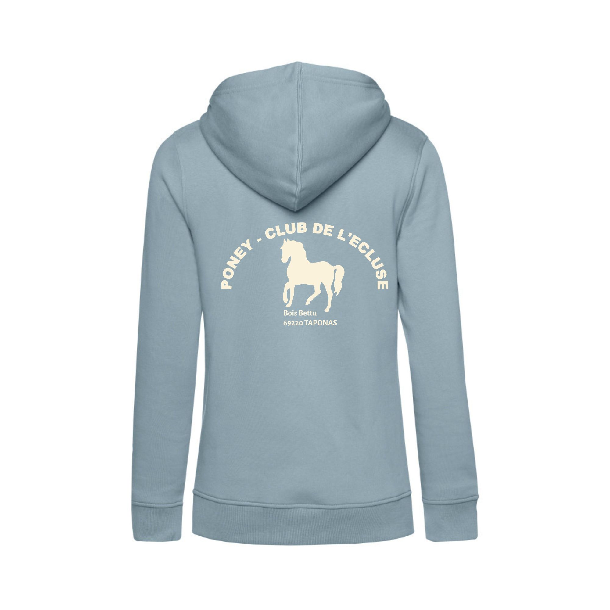 SWEAT A CAPUCHE (femme) – Poney Club de l'Ecluse - BCW34B – Image 4