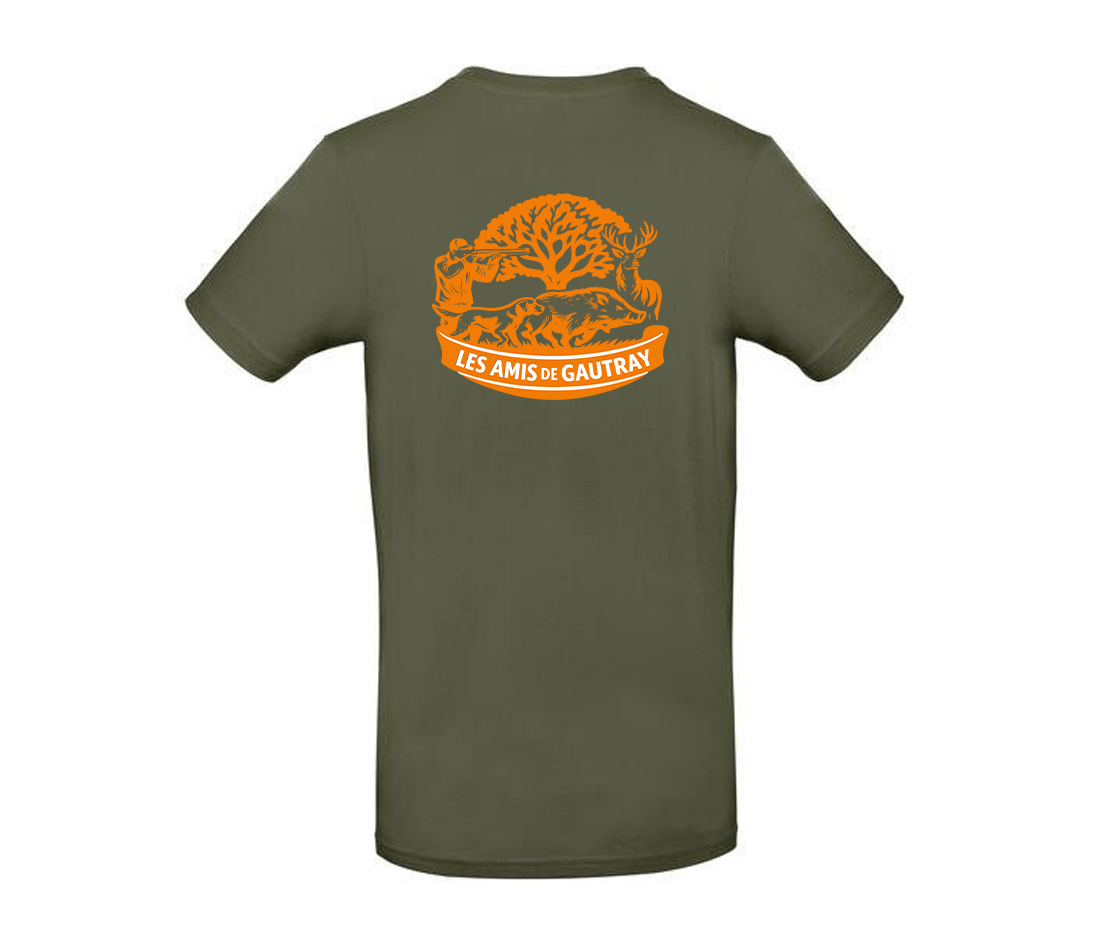 T-SHIRT (homme) - Les Amis de Gautray - BC03T – Image 4