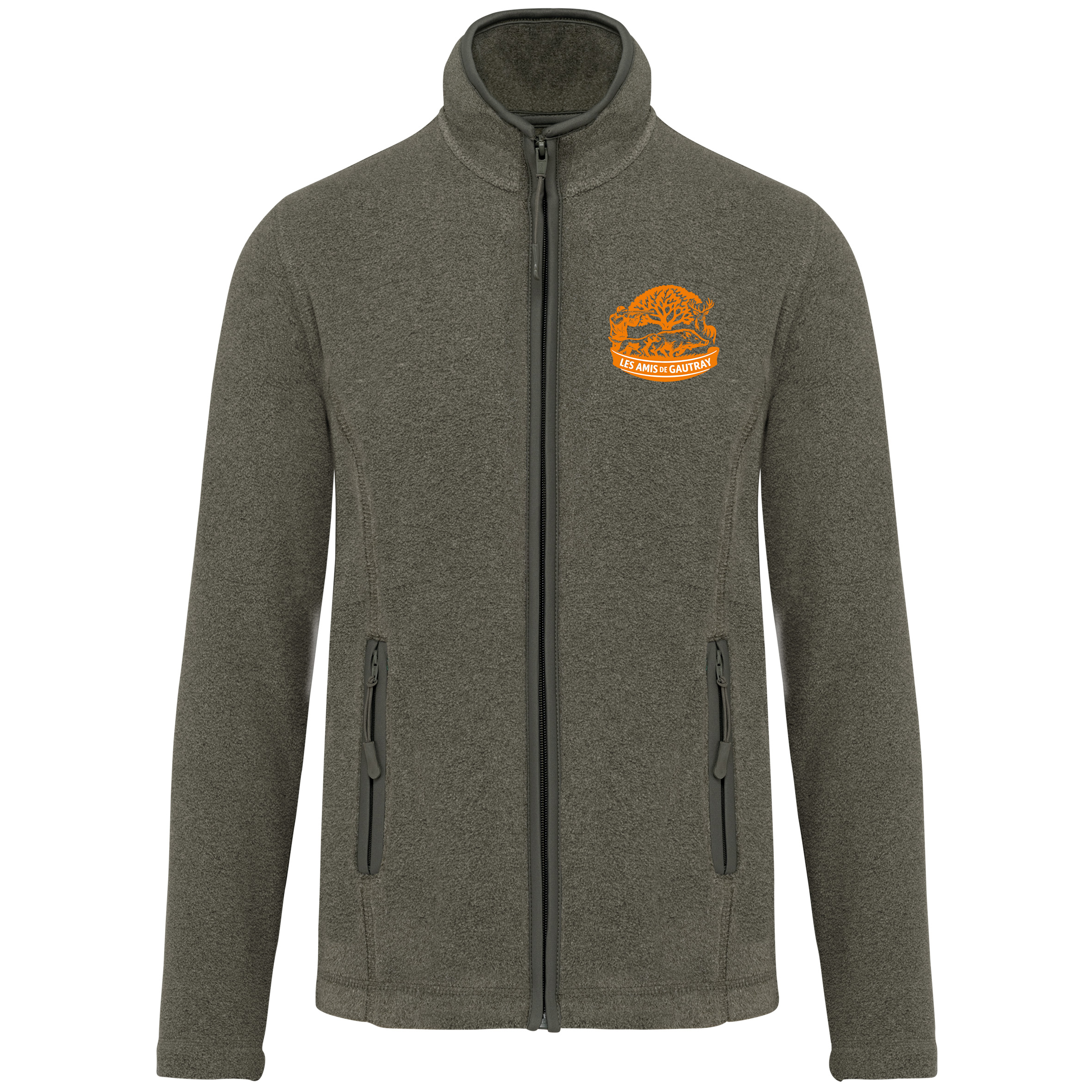 Veste micropolaire zippée (femme) – Les Amis de Gautray – K907