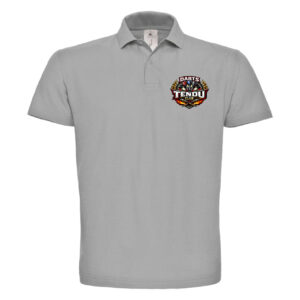POLO (enfant) - DARTS TENDU CLUB - Gris chiné - BCK424