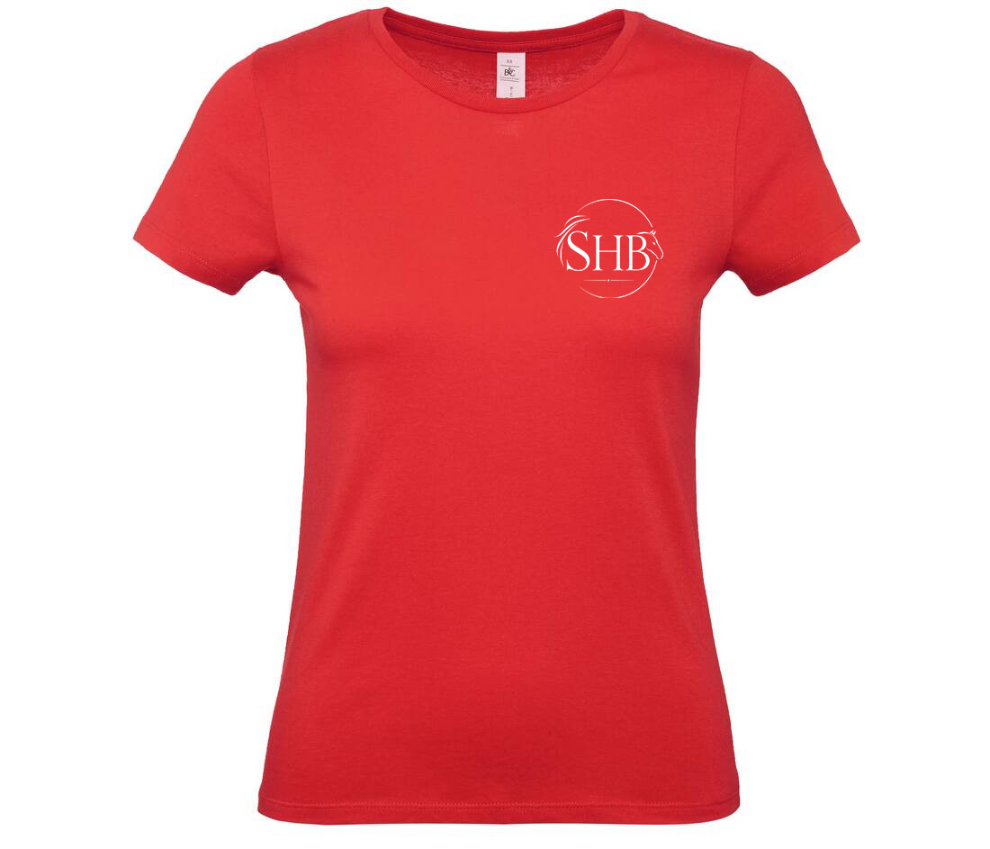 T-Shirt Bio Premium (femme) - Sellerie du haut béarn - Rouge - BC049