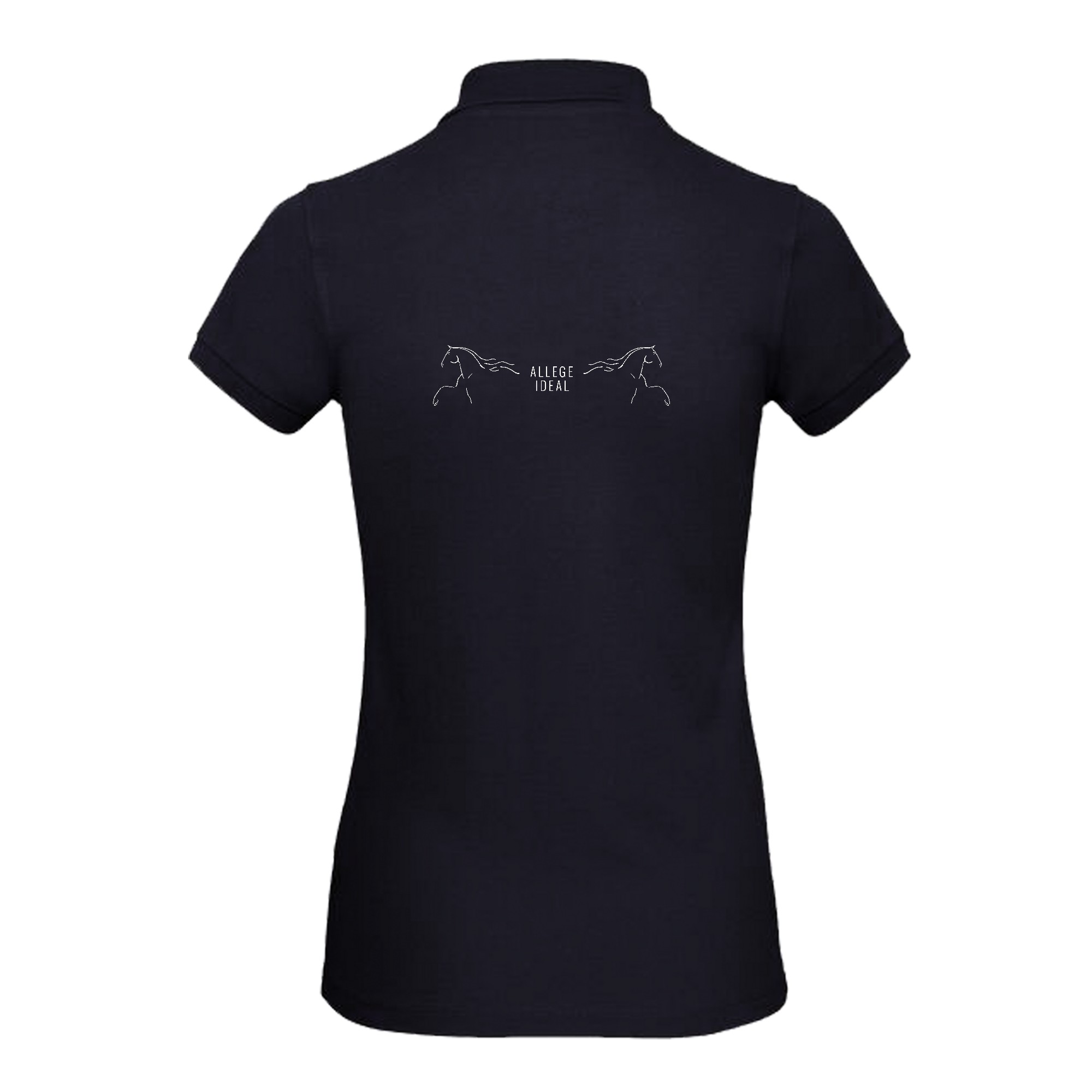 POLO (femme) - Allege Ideal - Navy - BCI1F – Image 3