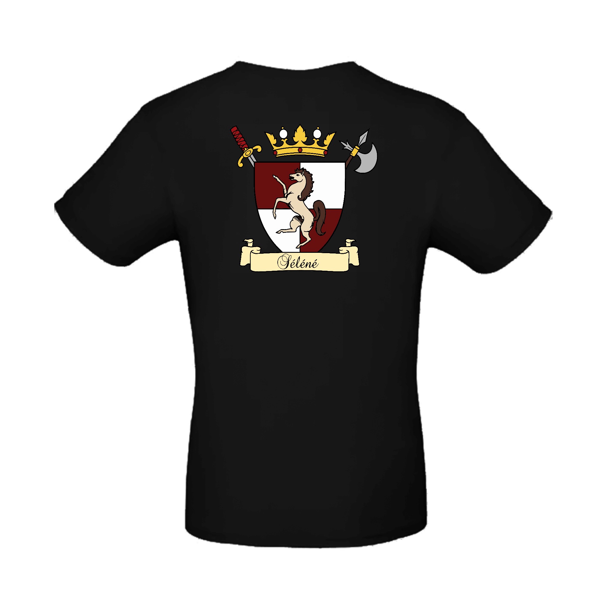 T-SHIRT (enfant) - Association Séléné - Noir - BC03TK – Image 3