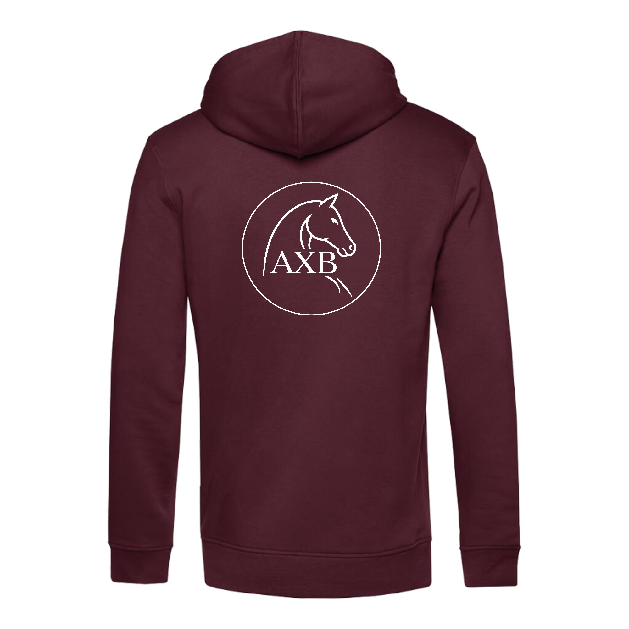 SWEAT A CAPUCHE (enfant) - AXB - Bordeaux - K477 – Image 3