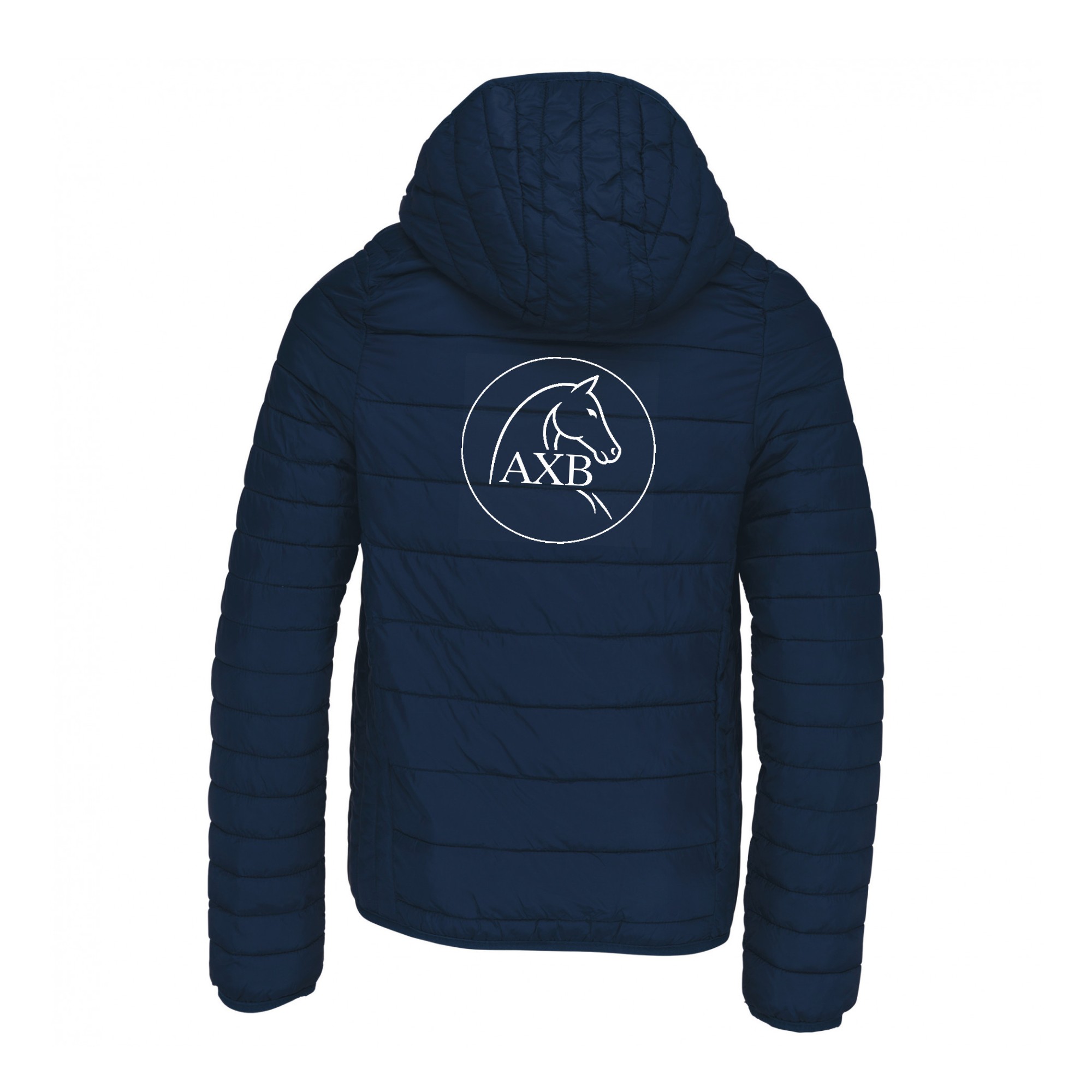 DOUDOUNE AVEC MANCHES ET CAPUCHE (enfant) - AXB - Navy - K6112 – Image 3