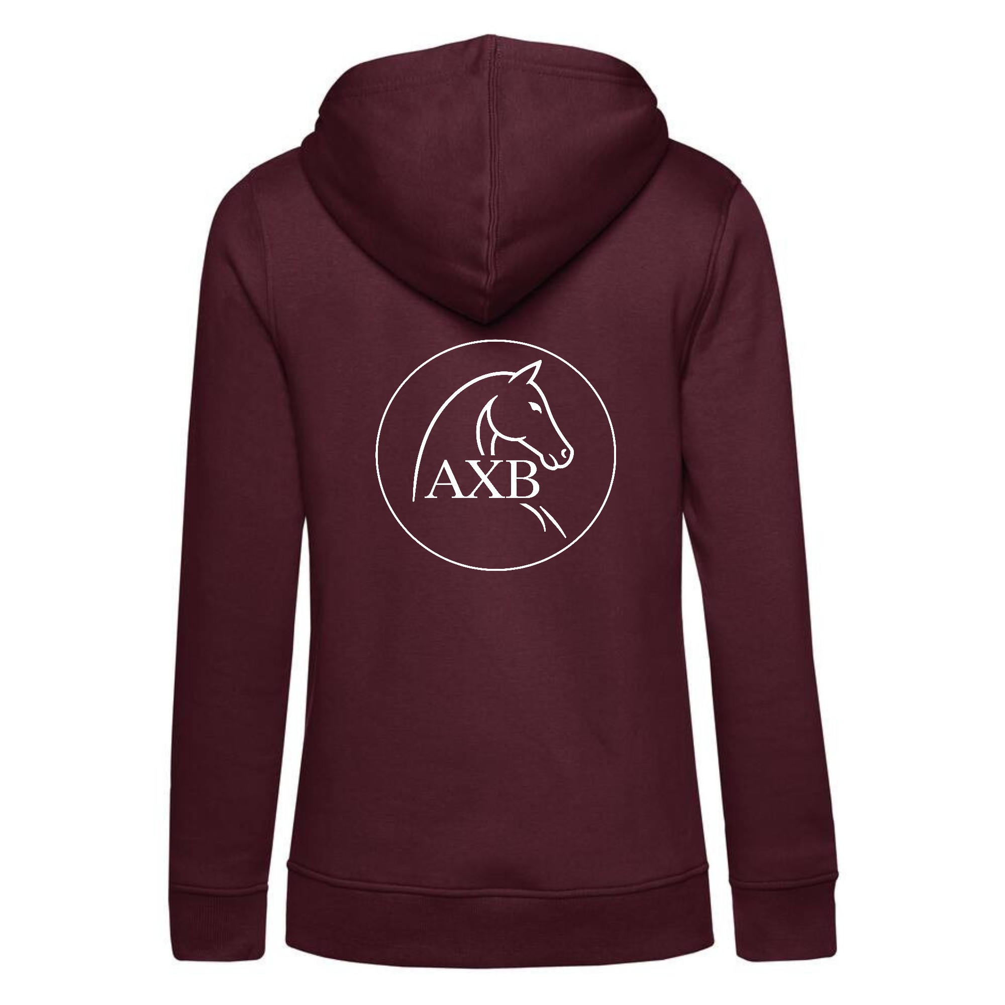 SWEAT A CAPUCHE (femme) – AXB - Bordeaux - BCW34B – Image 3