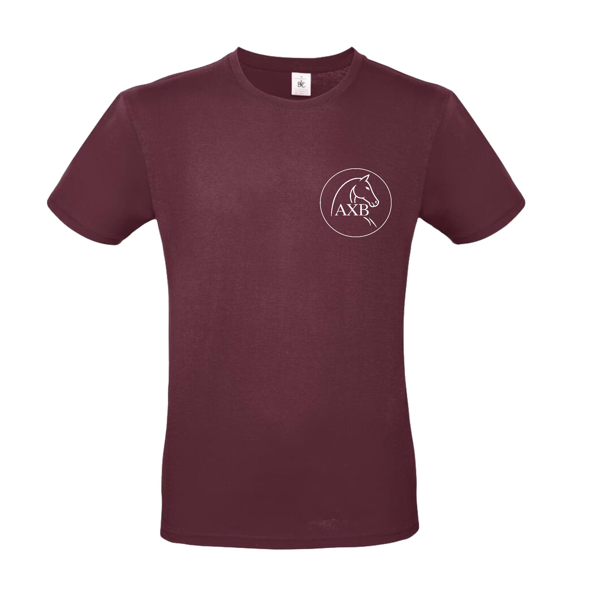 T-SHIRT (homme) - AXB - Bordeaux - BC03T