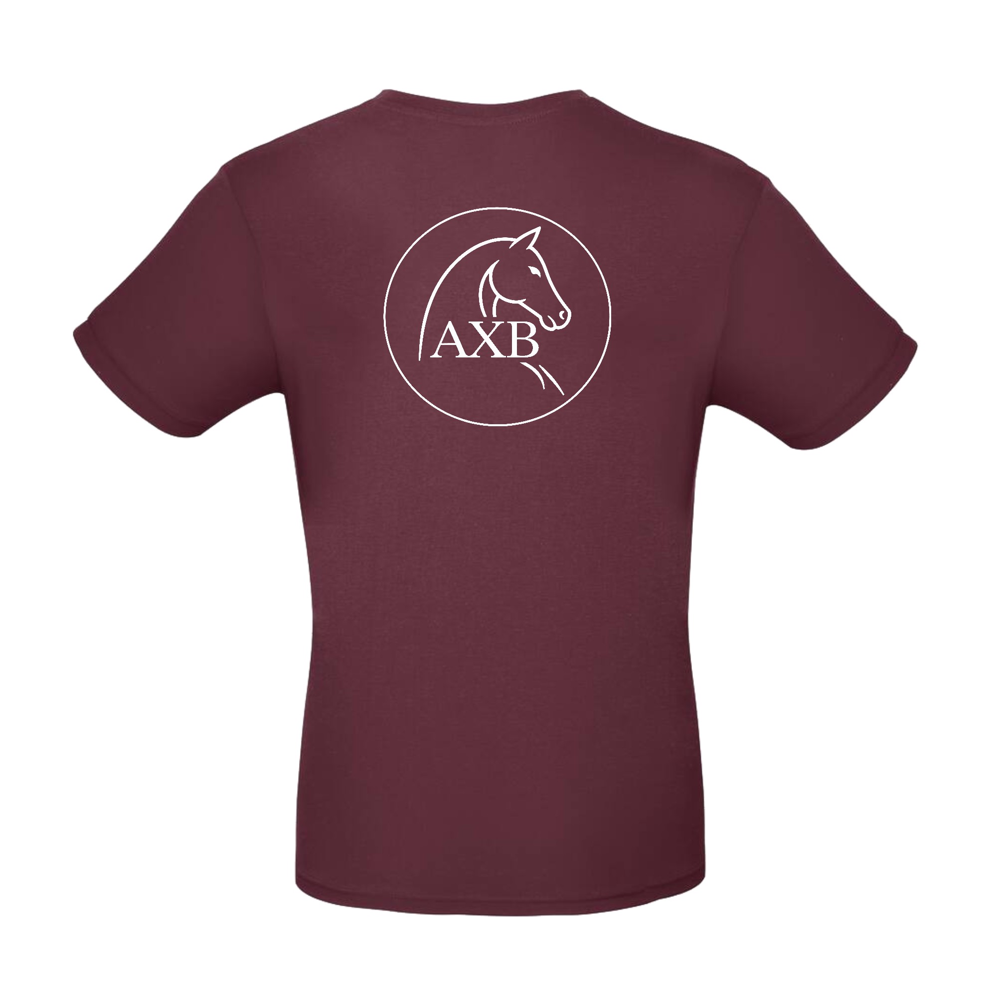 T-SHIRT (homme) - AXB - Bordeaux - BC03T – Image 3