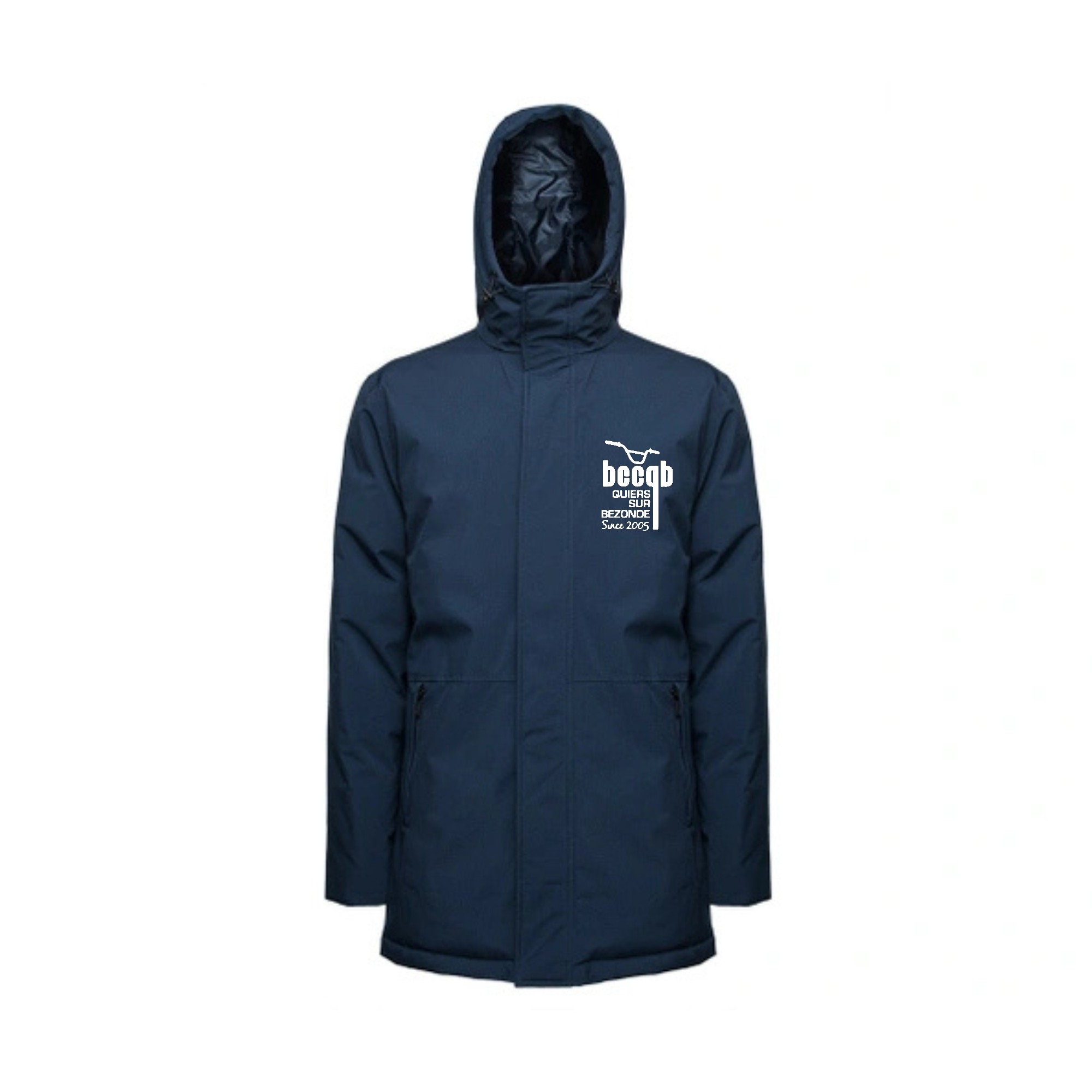 PARKA (unisexe) - Bmx Club Cycliste de Quiers sur Bezonde - Navy - PK543