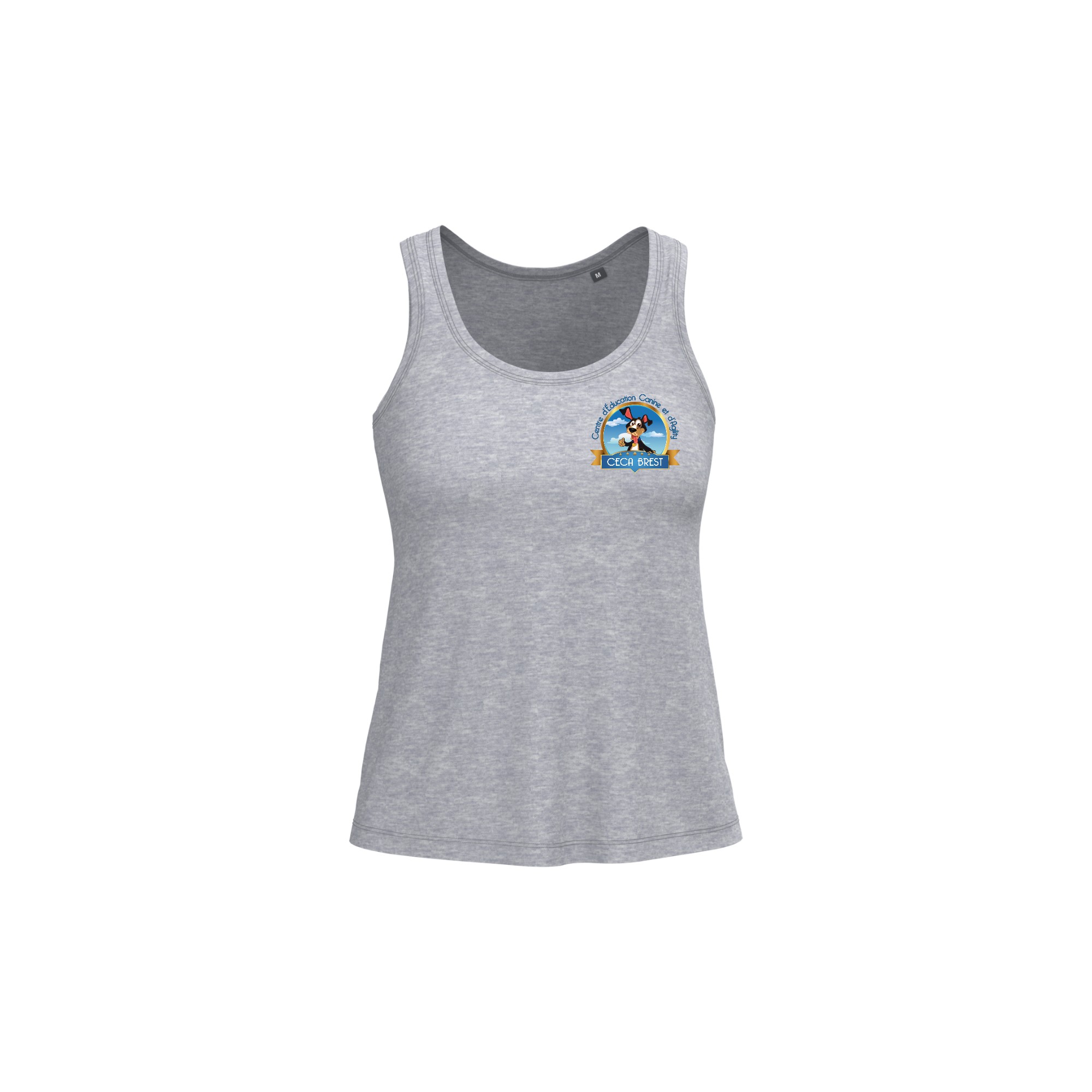 DEBARDEUR (femme) - CECA Brest - Gris chiné - K3024IC