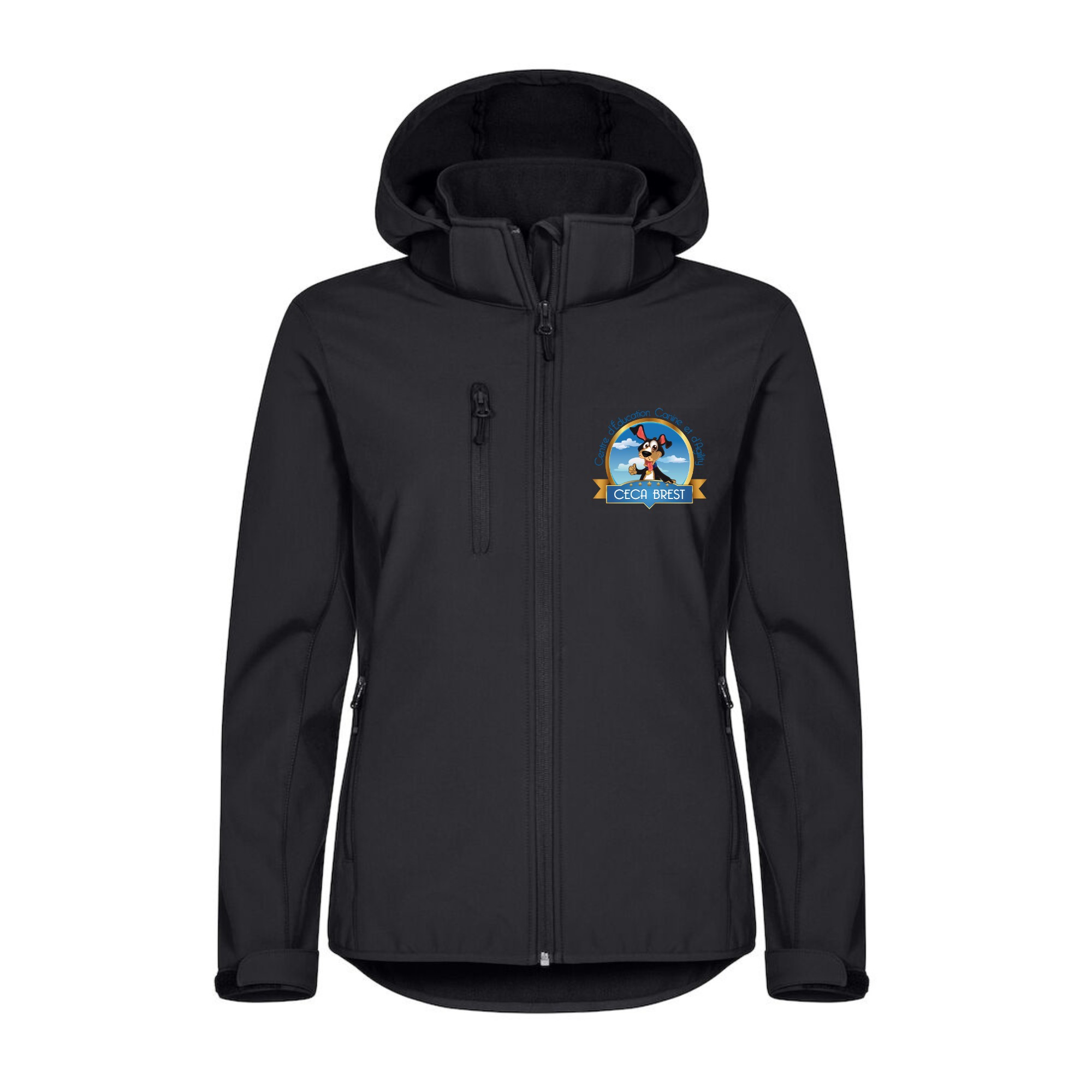 SOFTSHELL "Classic" (femme) - CECA Brest - Noir - 0200917