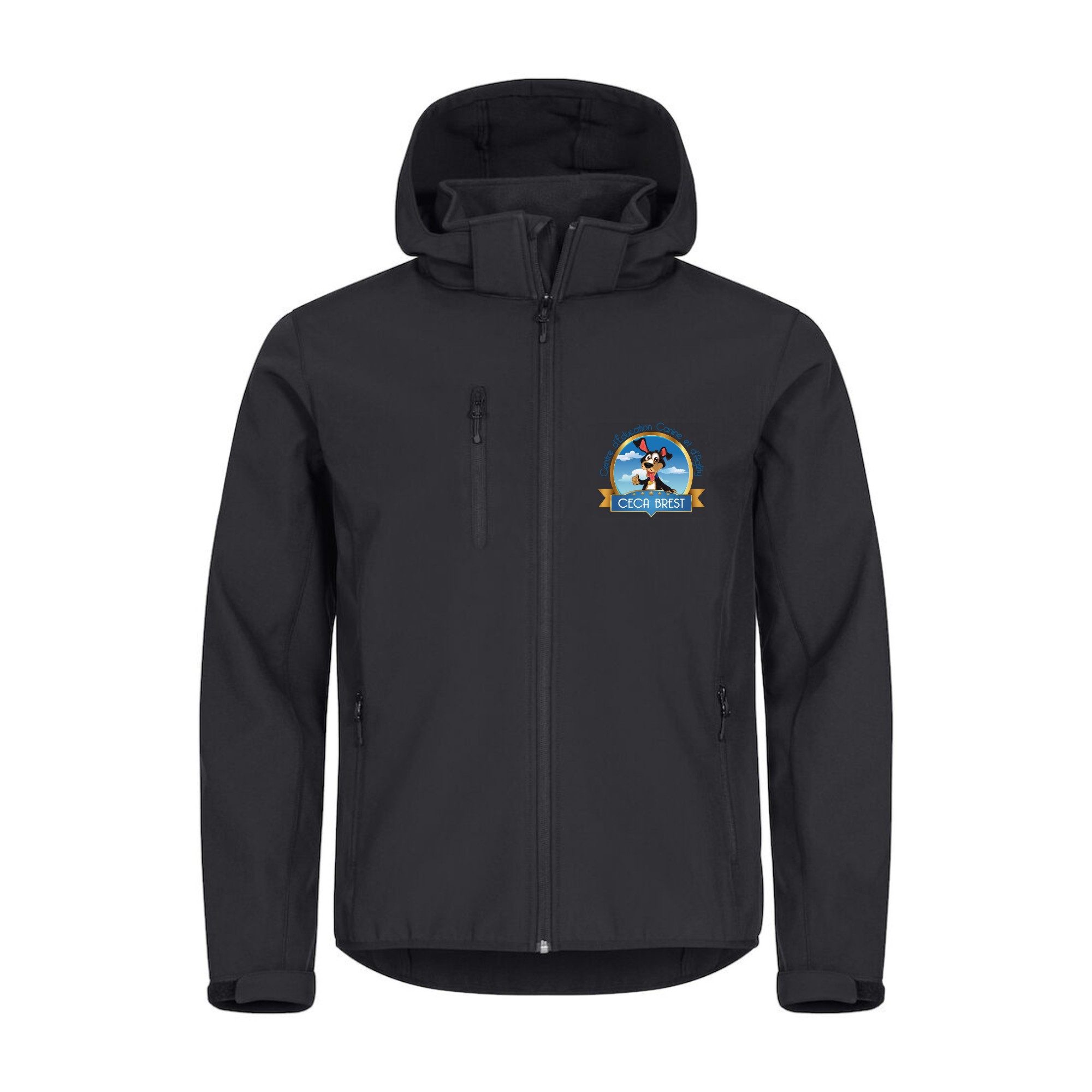 SOFTSHELL "Classic" (homme) - CECA Brest - Noir - 0200912