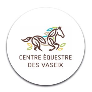STICKER ROND - Centre Équestre Des Vaseix - STI001