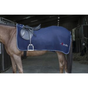 Couvre-reins polaire Riding World - Centre équestre la Barotte - Navy - 400154