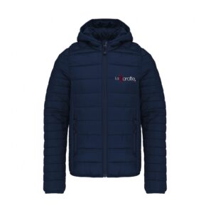 DOUDOUNE AVEC MANCHES ET CAPUCHE (enfant) - Centre équestre la Barotte - Navy - K6112