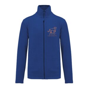 Veste micropolaire zippée (enfant) – Cilougreys - Bleu roi – K920
