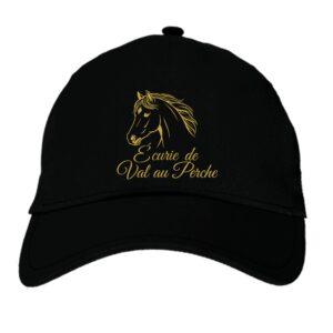 CASQUETTE - Ecurie de Val au Perche - Noir - BF015