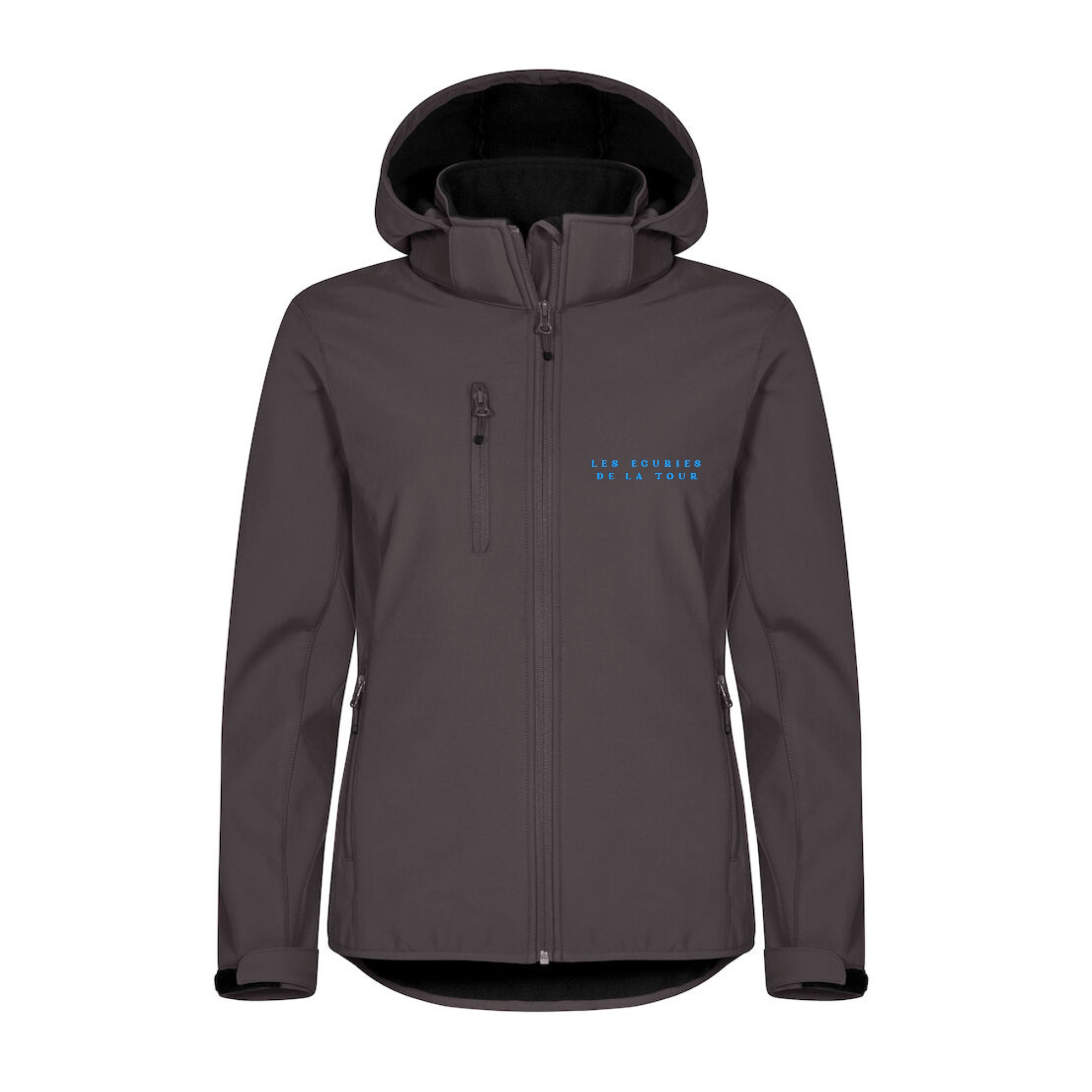 SOFTSHELL "Classic" (femme) - Les écuries de la Tour - Gris Anthracite - 0200917