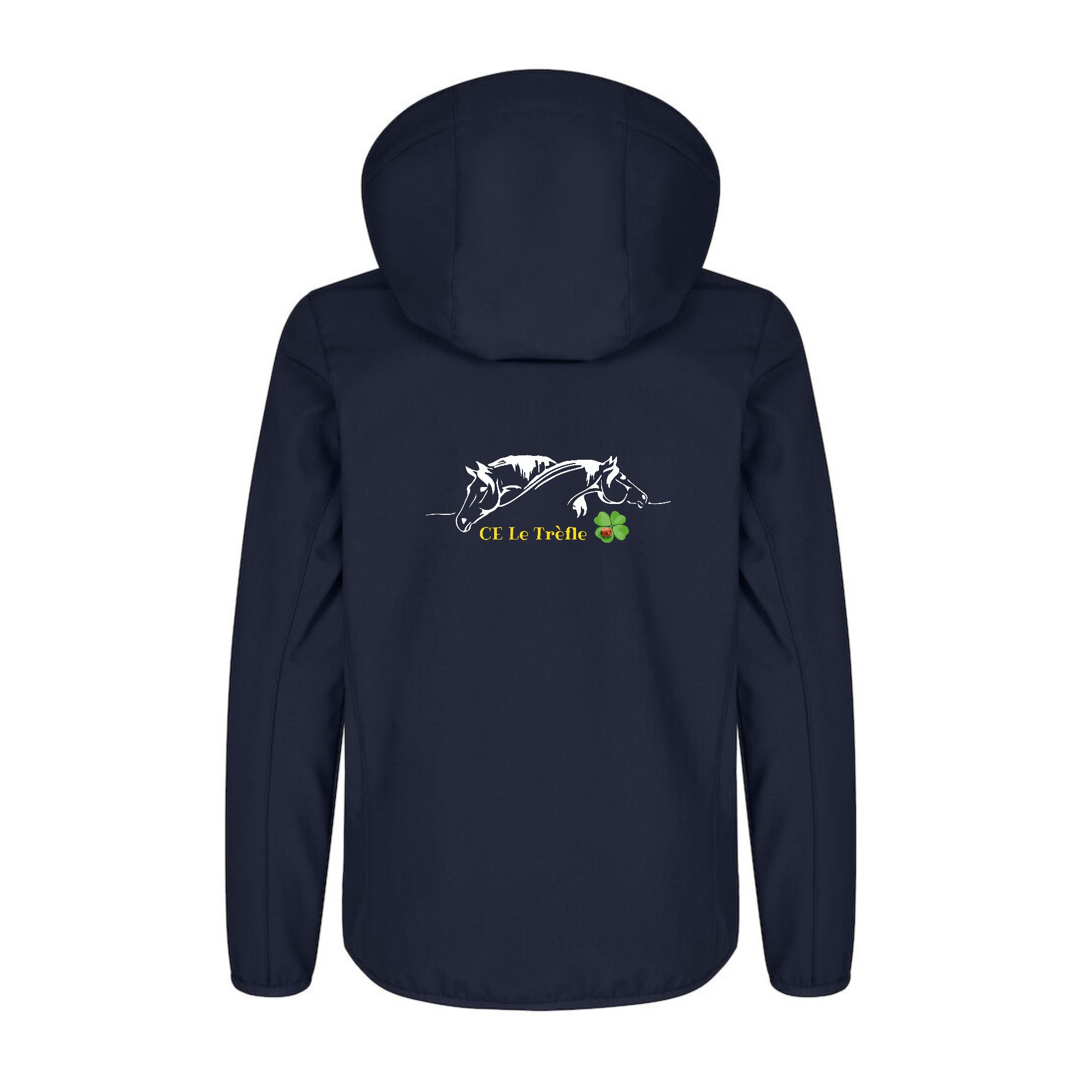 SOFTSHELL "Classic" (enfant) - Centre équestre le Trèfle - Navy - 0200909 – Image 3