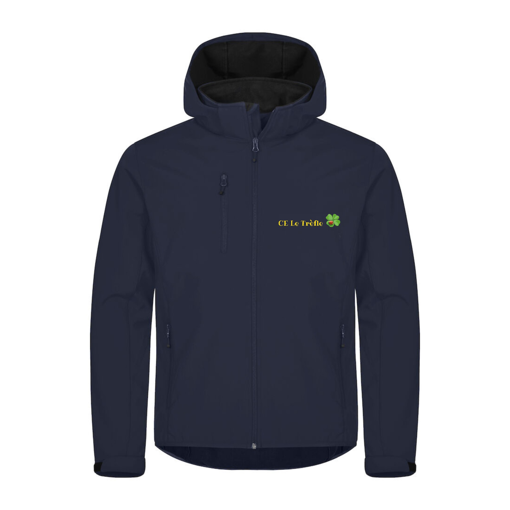 SOFTSHELL "Classic" (homme) - Centre équestre le Trèfle - Navy - 0200912