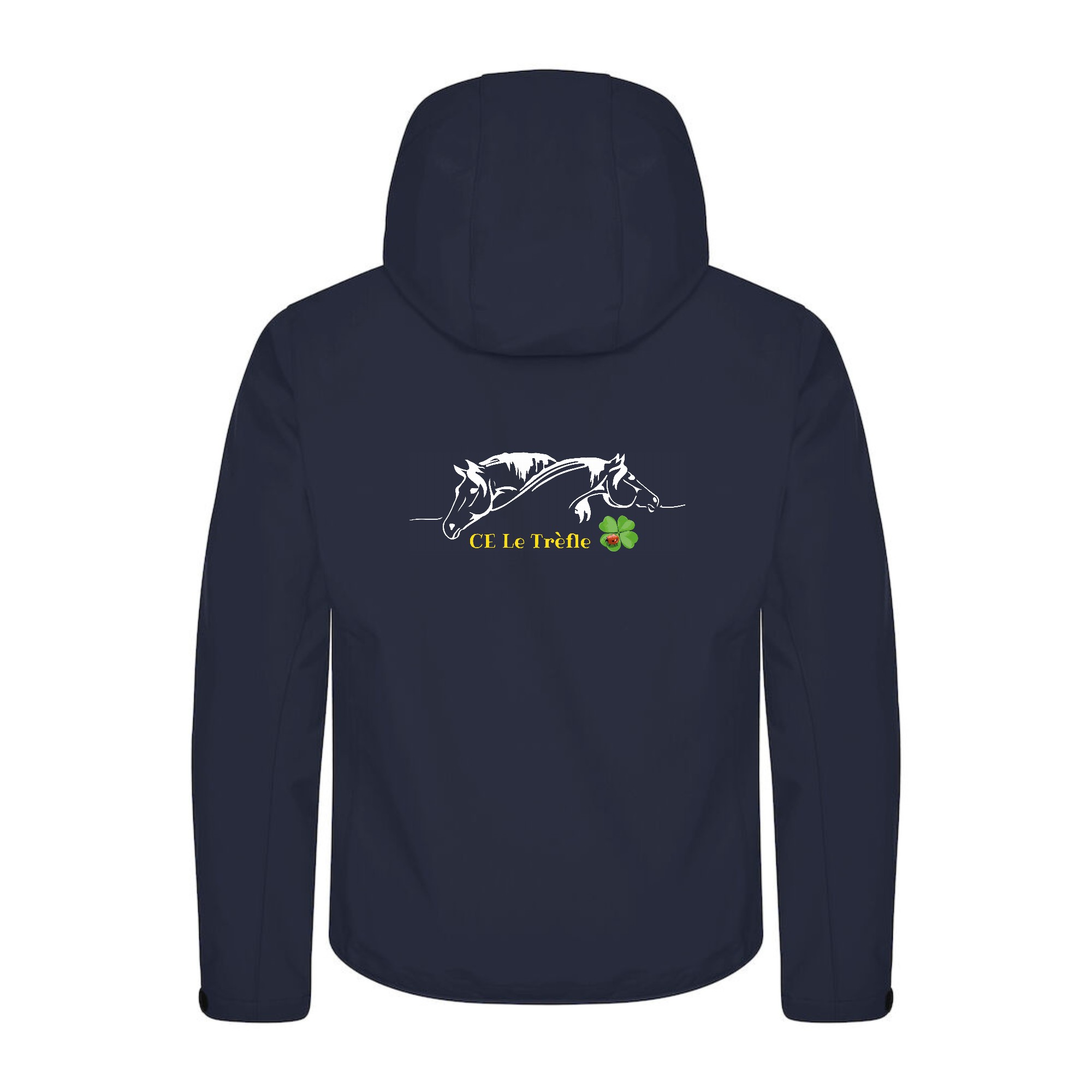 SOFTSHELL "Classic" (homme) - Centre équestre le Trèfle - Navy - 0200912 – Image 3