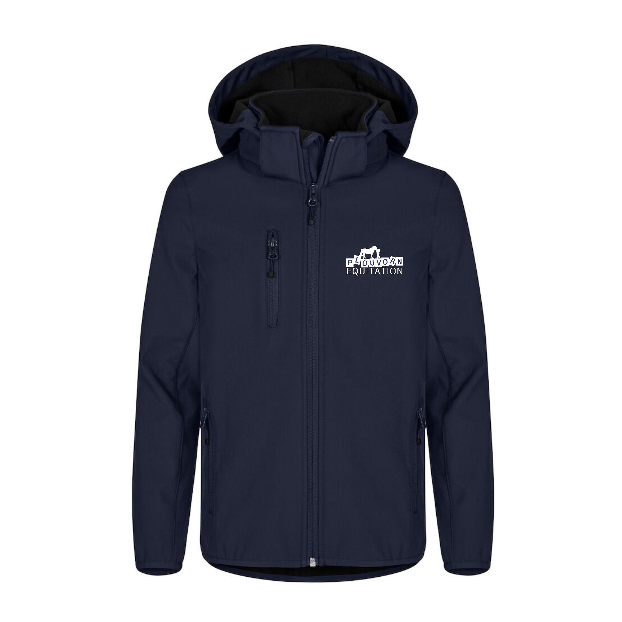 SOFTSHELL "Classic" (enfant) - Plouvorn Equitation - Navy - 0200909
