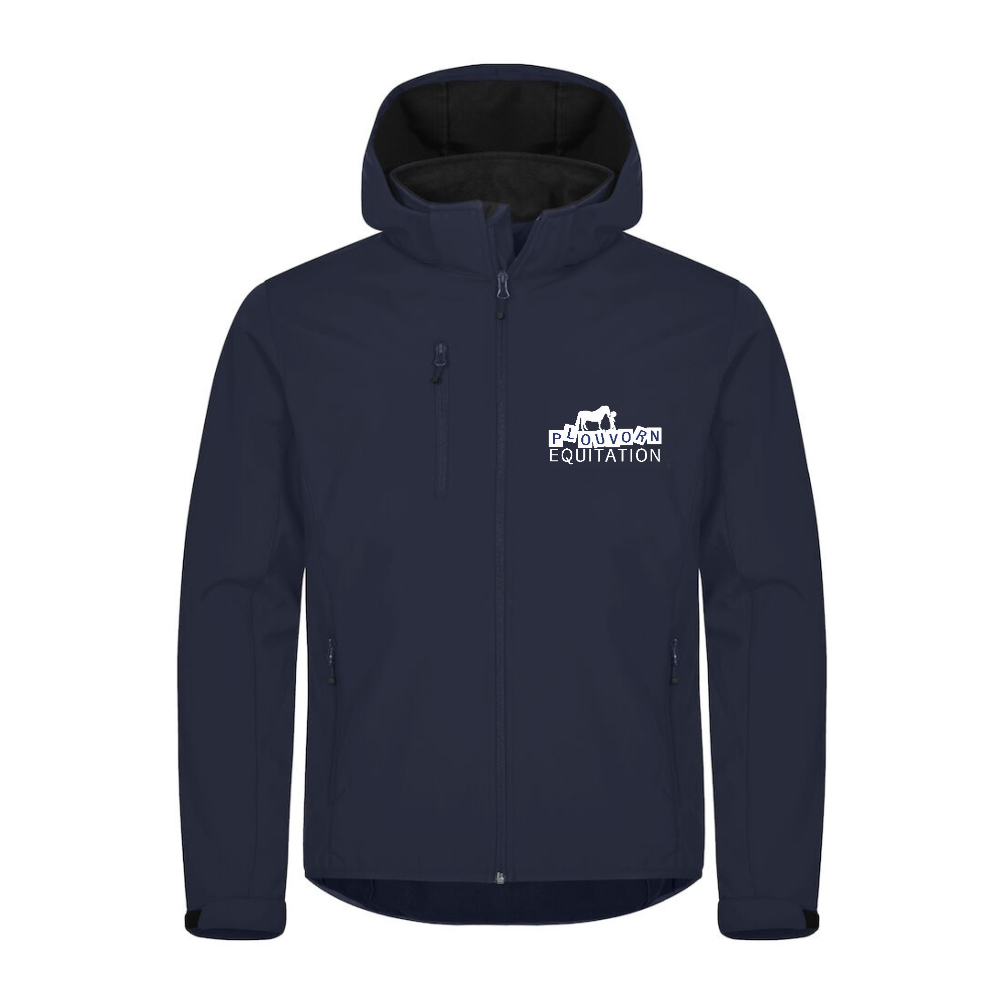 SOFTSHELL "Classic" (homme) - Plouvorn Equitation - Navy - 0200912