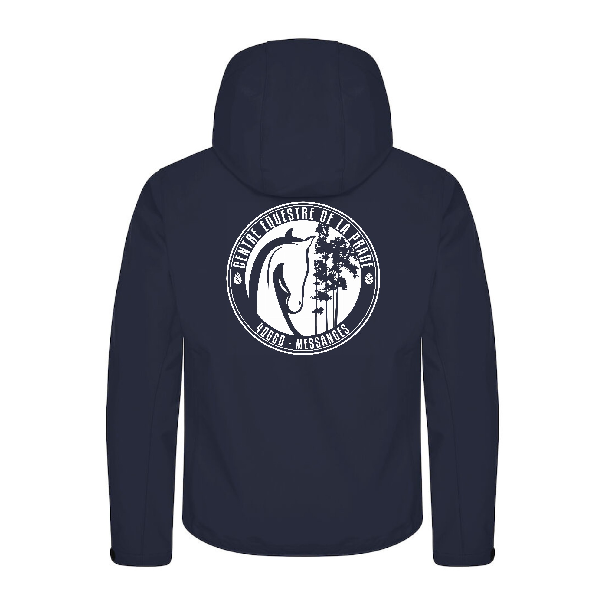 SOFTSHELL "Classic" (homme) - Centre équestre de la Prade - Navy - 0200912 – Image 3