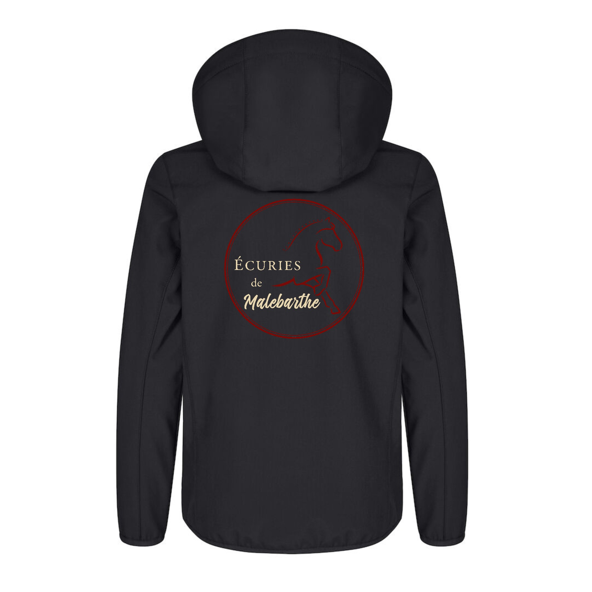 SOFTSHELL "Classic" (enfant) - Écuries de Malebarthe - Noir - 0200909 – Image 3