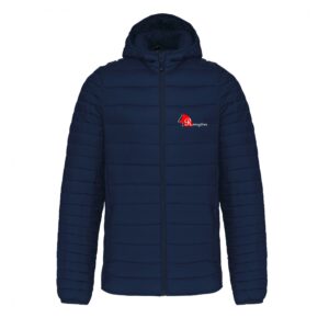 DOUDOUNE AVEC MANCHES ET CAPUCHE (homme) - Domaine de Romazieres - Navy - K6110
