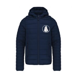 DOUDOUNE AVEC MANCHES ET CAPUCHE (enfant) - Ecurie du Deffend - Navy - K6112
