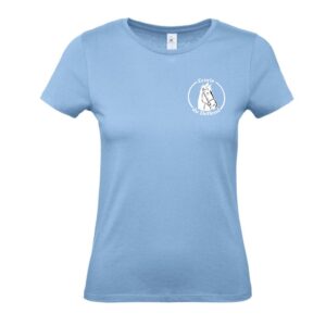 T-SHIRT (femme) - Ecurie du Deffend - Bleu ciel - BC04T