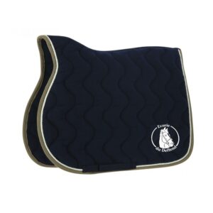 Tapis de selle EQUITHÈME "Polyfun" - Ecurie du Deffend - Navy - 20444