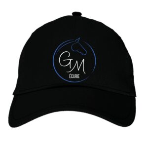 CASQUETTE - Ecurie GM - Garance Mahé - Noir - BF015