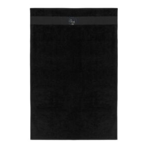 Serviette éponge - Ecurie GM - Garance Mahé - Noir - k111