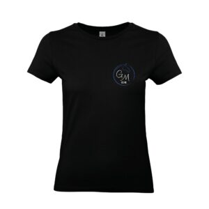 T-SHIRT (femme) - Ecurie GM - Garance Mahé - Noir - BC04T