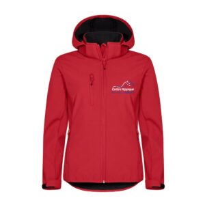 SOFTSHELL "Classic" (femme) - Centre hippique du val d'orcet - Rouge - 0200917