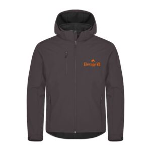 SOFTSHELL "Classic" (homme) - ELEVAGE VB - Gris Anthracite - 0200912