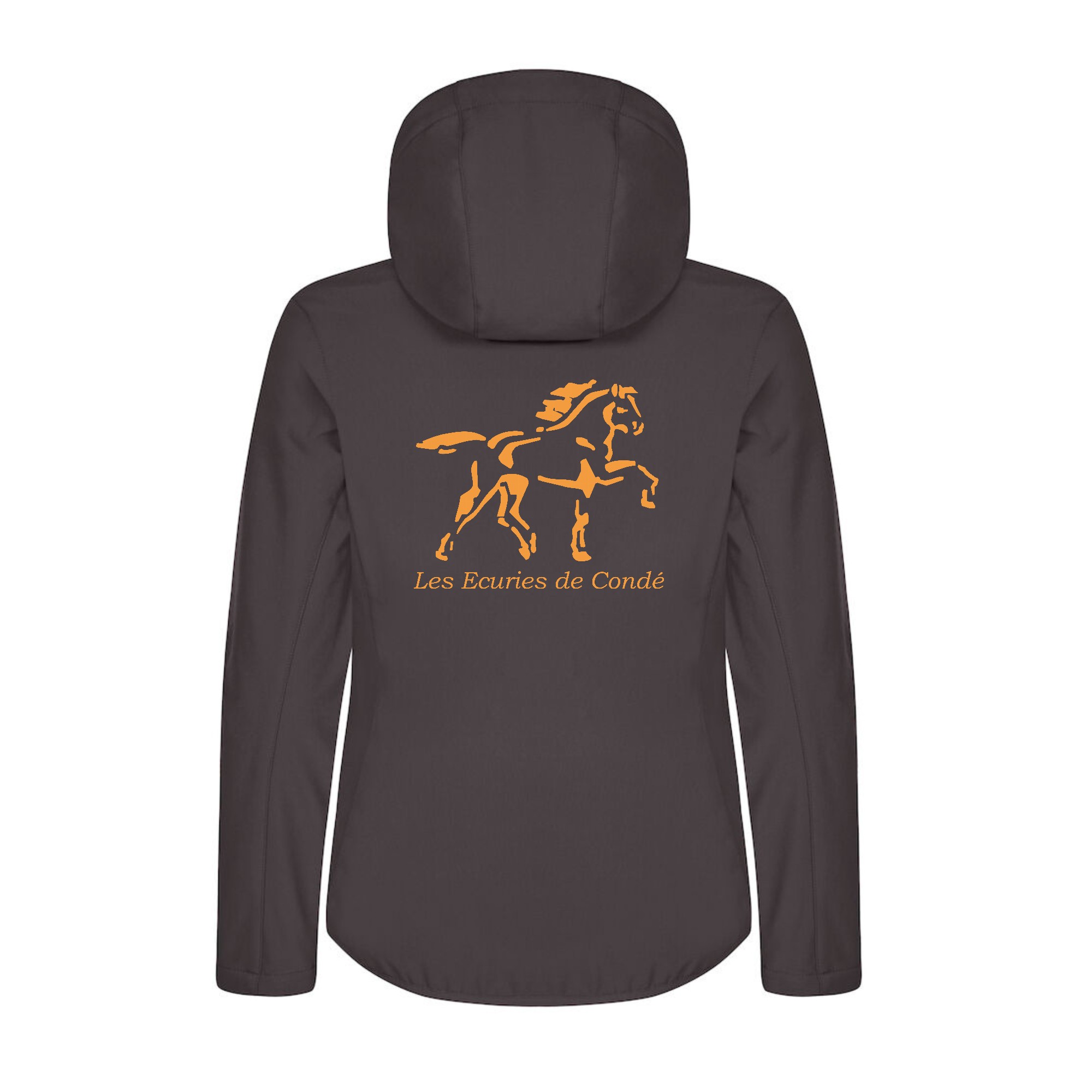 SOFTSHELL "Classic" (femme) - Les Ecuries de Condé - Gris Anthracite - 0200917 – Image 3