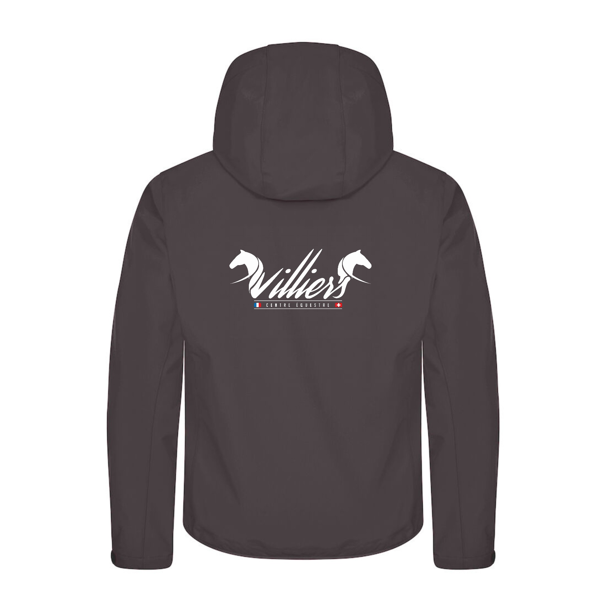 SOFTSHELL "Classic" (homme) - Centre Equestre de Villiers - Gris Anthracite - 0200912 – Image 3