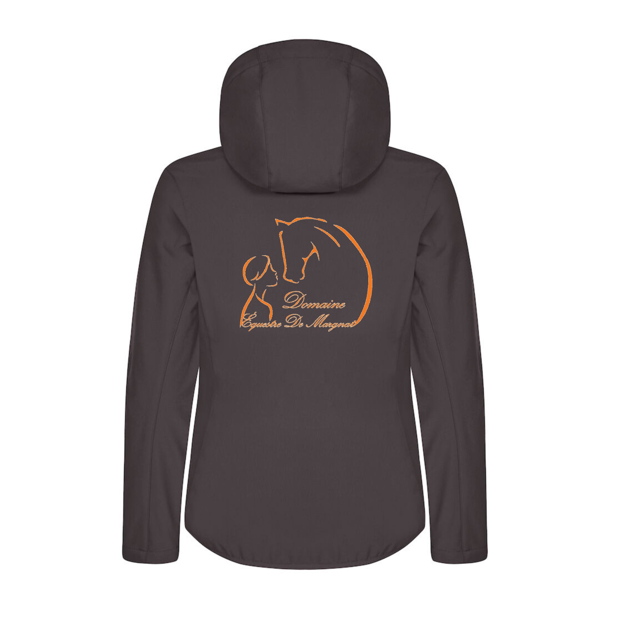 SOFTSHELL "Classic" (femme) – Domaine Equestre de Margnat - Gris Anthracite - 0200917 – Image 3